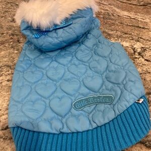 Blue Quilted Dog Small Clothing